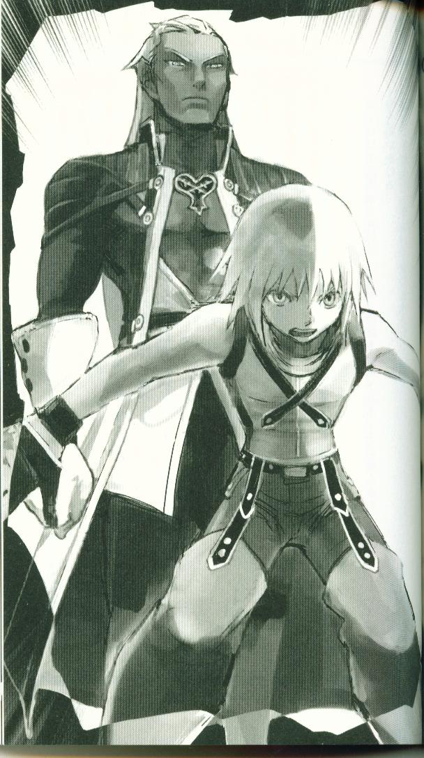 riku and ansem seeker of darkness (kingdom hearts and 1 more) drawn by amano_shiro