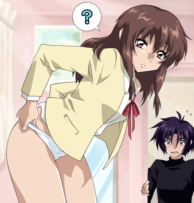 shinn asuka and mayu asuka (gundam and 2 more)