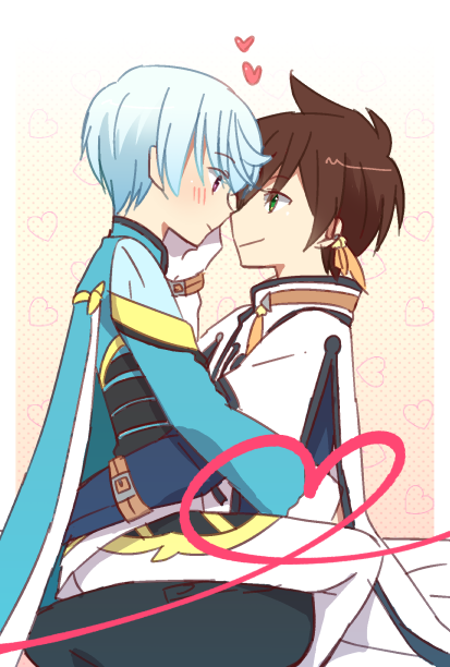 sorey and mikleo (tales of and 1 more) drawn by moichobi