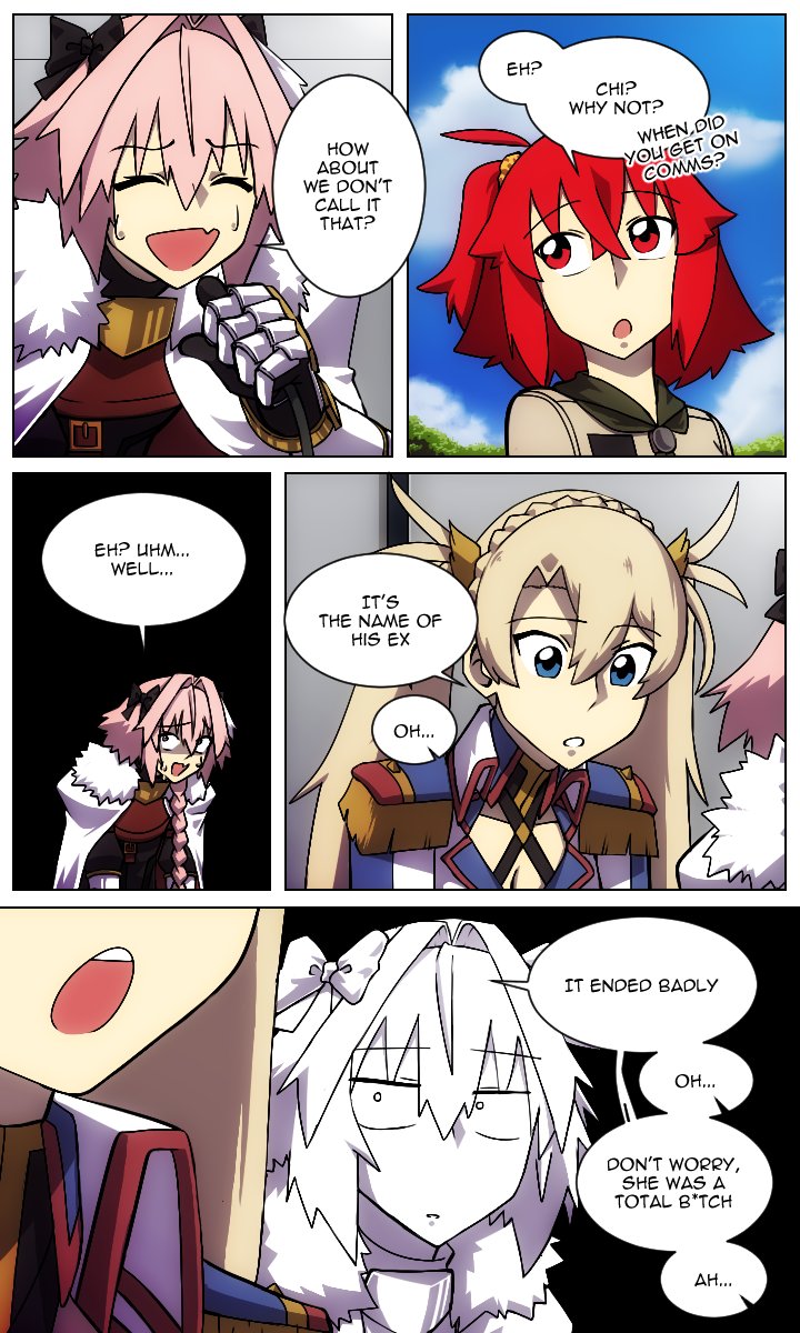 fujimaru ritsuka, astolfo, and bradamante (fate and 1 more) drawn by lazyartlazy12