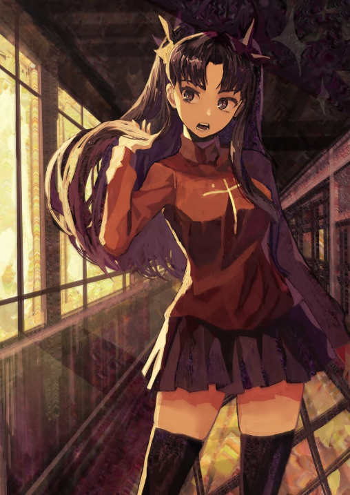 tohsaka rin (fate and 1 more) drawn by subakeye