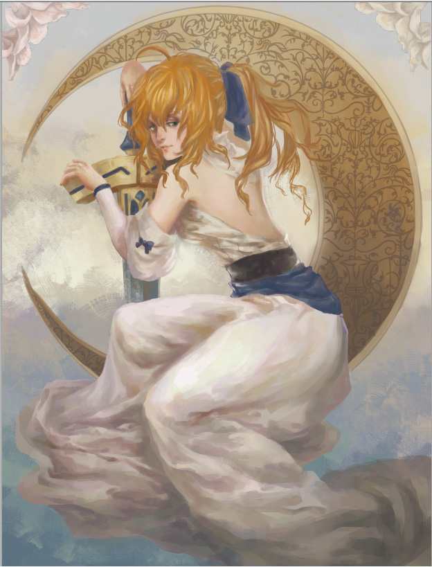 artoria pendragon, saber, and saber lily (fate and 2 more) drawn by m_fin