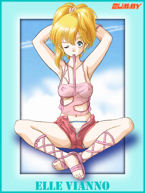 elle vianno (gundam and 1 more) drawn by zummy