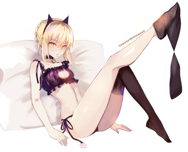 artoria pendragon, saber, and saber alter (fate and 1 more) drawn by weed_(astarone)