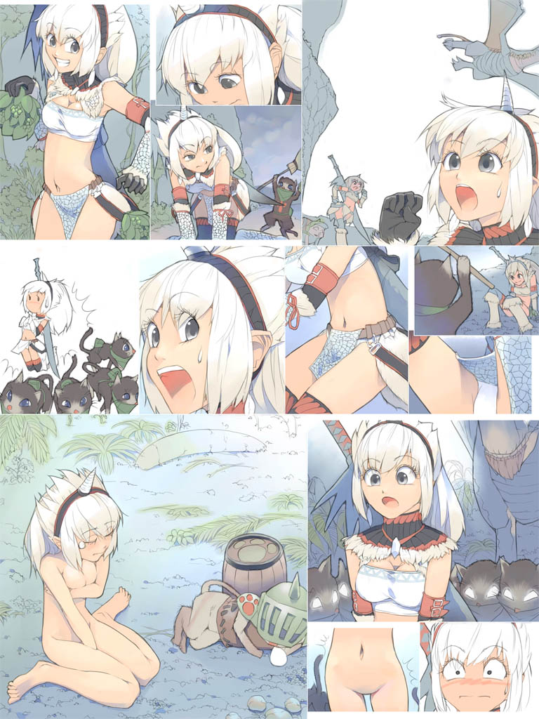 monster hunter (monster hunter) drawn by akinbo_(hyouka_fuyou)