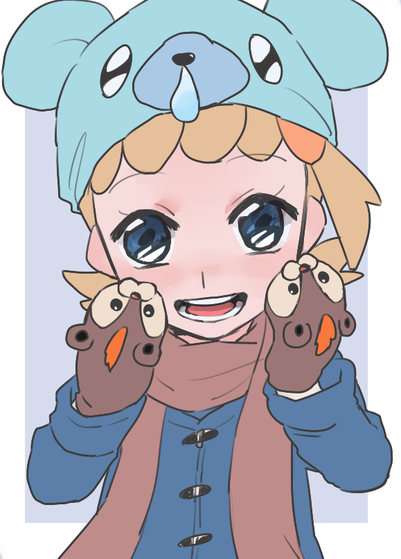 bonnie, cubchoo, and litleo (pokemon and 1 more) drawn by suzuki_zentarou