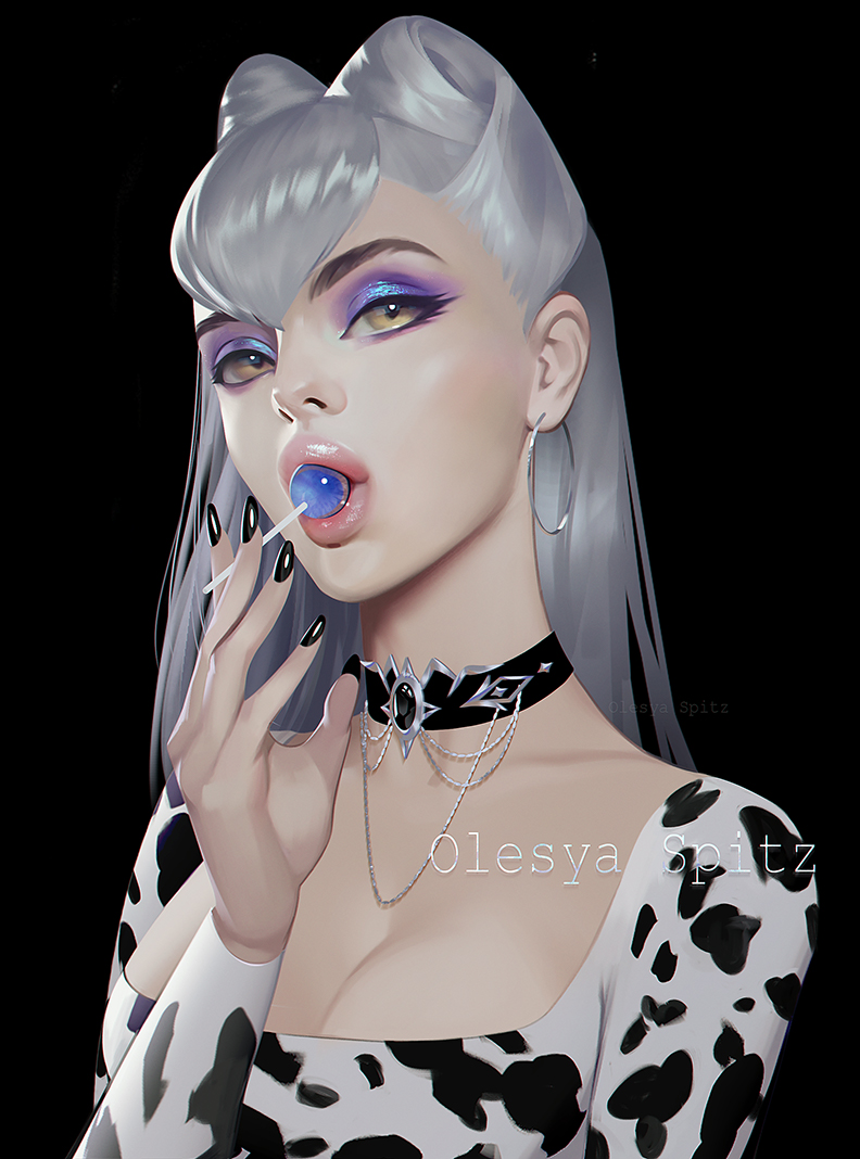 evelynn and k/da all out evelynn (league of legends) drawn by olesyaspitz