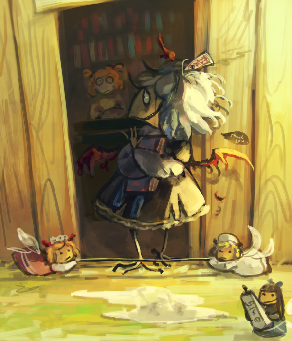 star sapphire, motoori kosuzu, luna child, sunny milk, and tokiko (touhou) drawn by koto_inari