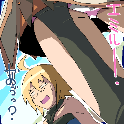 marta lualdi and emil castagnier (tales of and 2 more) drawn by fruit_punch