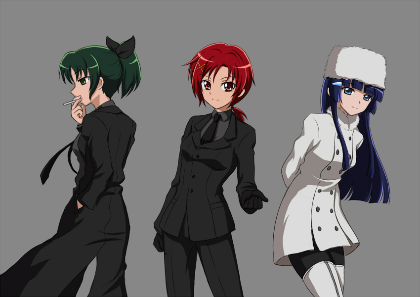 artoria pendragon, saber, midorikawa nao, emiya kiritsugu, aoki reika, and 2 more (fate and 4 more) drawn by an-bl