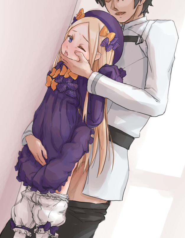 fujimaru ritsuka and abigail williams (fate and 1 more) drawn by e_n_g_o