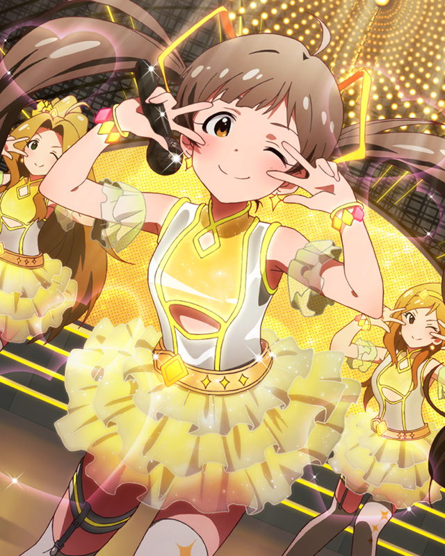 hakozaki serika, momose rio, and nikaido chizuru (idolmaster and 1 more)
