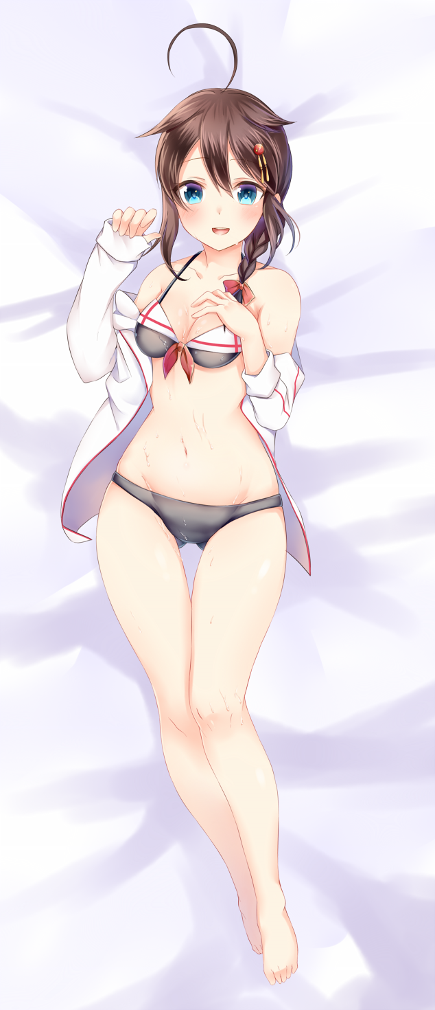 shigure and shigure kai ni (kantai collection) drawn by mashiro_aa