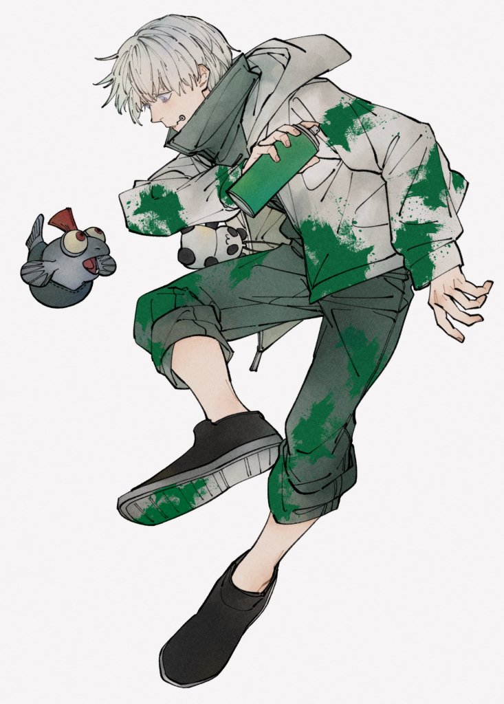 smallfry and inumaki toge (splatoon and 1 more) drawn by mim_(mimya0600)