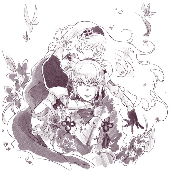 female corrin and takumi (fire emblem and 1 more) drawn by insarability