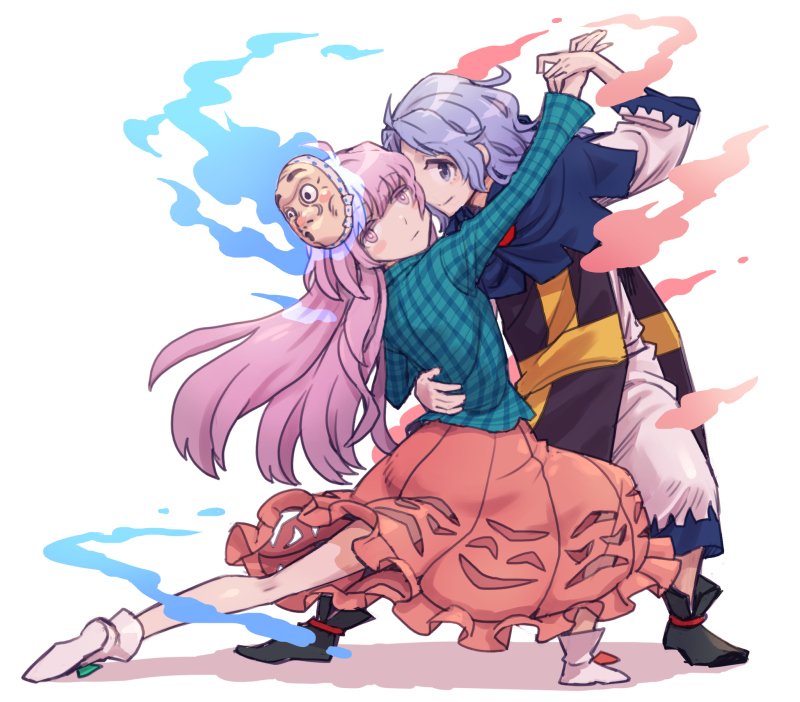 hata no kokoro and kumoi ichirin (touhou) drawn by meimaru_inuchiyo