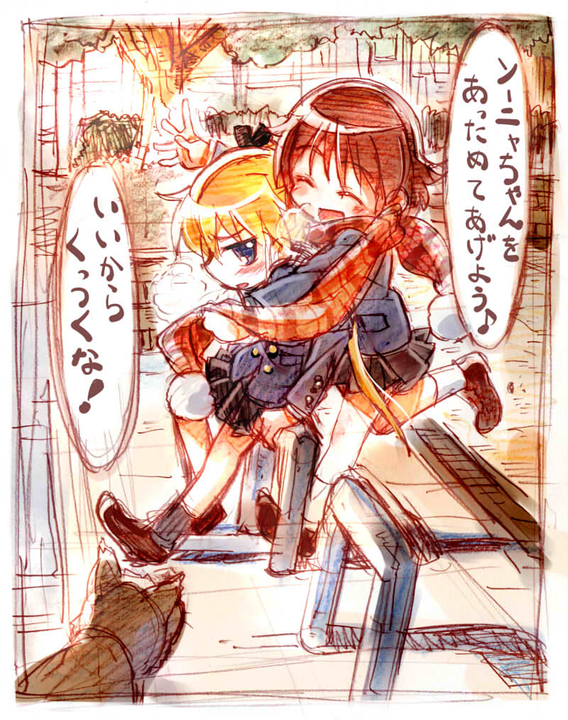 sonya and oribe yasuna (kill me baby) drawn by sakino_shingetsu