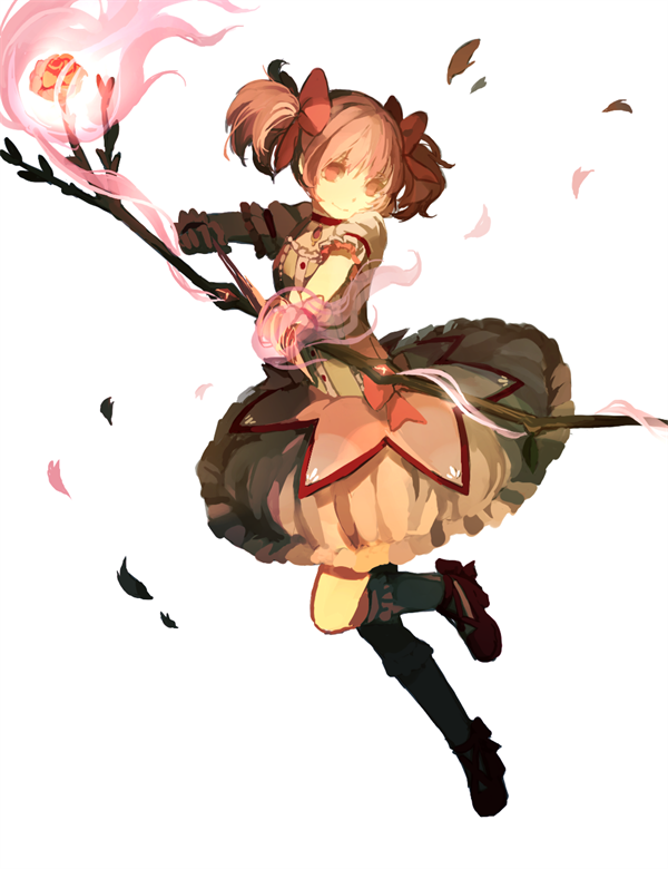 kaname madoka (mahou shoujo madoka magica) drawn by lemontea