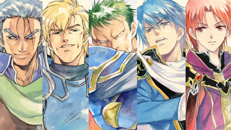finn, azelle, arden, beowolf, and sherpa (fire emblem and 3 more) drawn by agahari