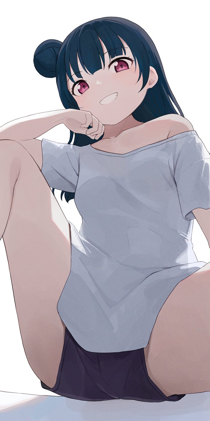 tsushima yoshiko (love live! and 1 more) drawn by hiroki_(yyqw7151)