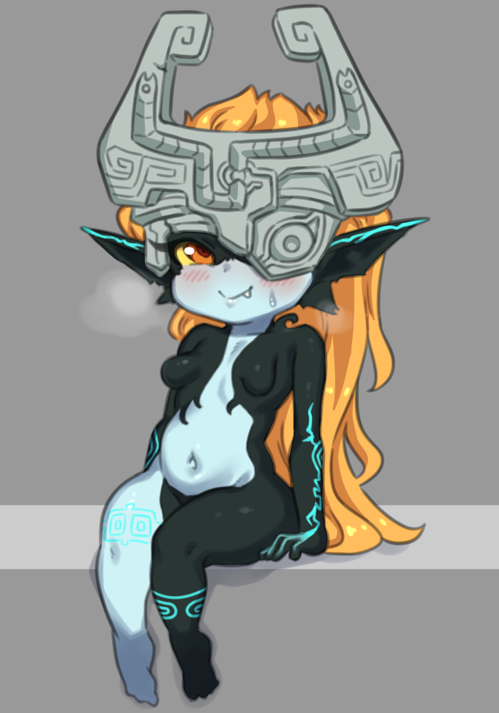 midna (the legend of zelda and 1 more) drawn by basukechi