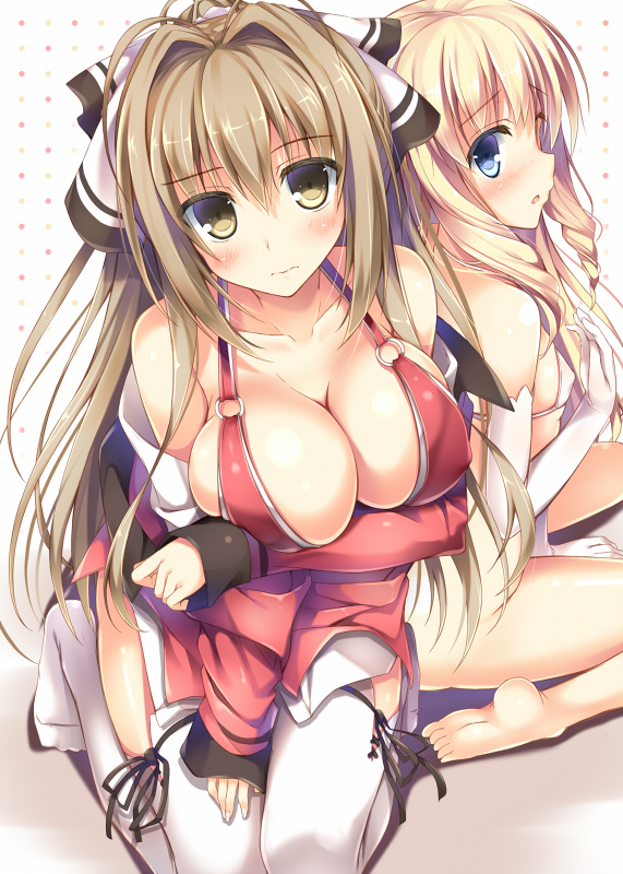 sento isuzu and latifa fleuranza (amagi brilliant park) drawn by nozomi_tsubame