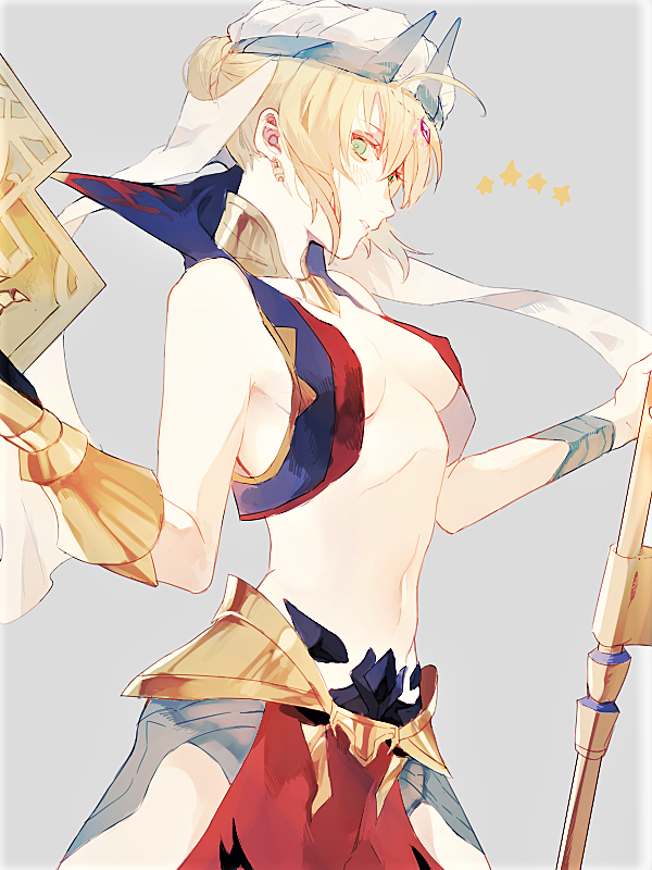 artoria pendragon, saber, and gilgamesh (fate and 1 more) drawn by koto_hara