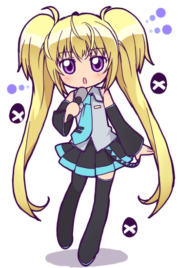 hatsune miku and hoshina utau (vocaloid and 1 more) drawn by kemushi