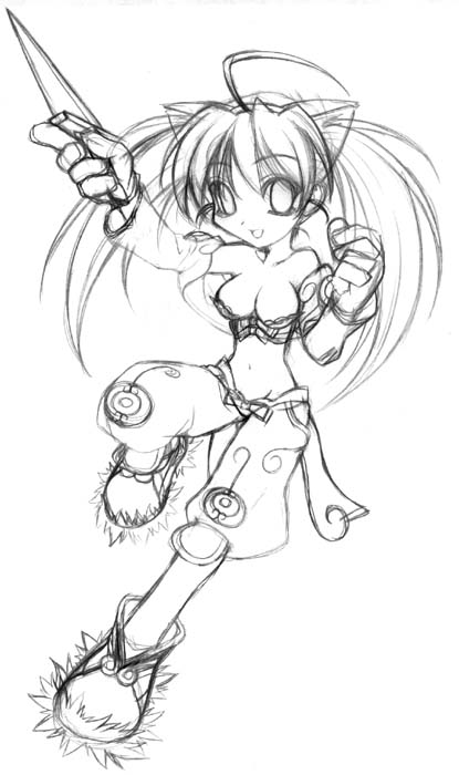 thief and memeko (ragnarok online and 1 more) drawn by ishihara_masumi