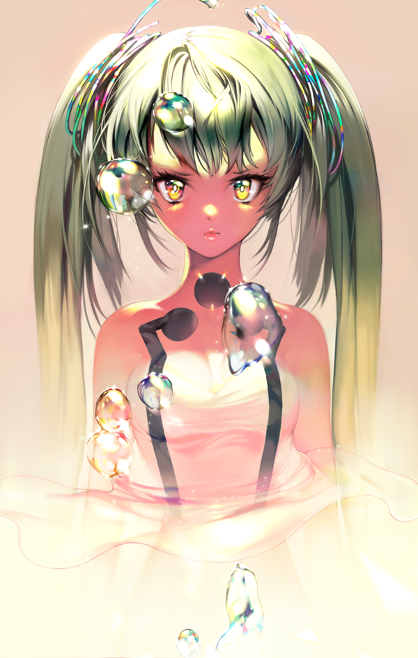 hatsune miku (vocaloid) drawn by predator_(hidden_predator)