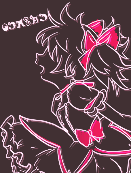 kaname madoka (mahou shoujo madoka magica) drawn by jorro