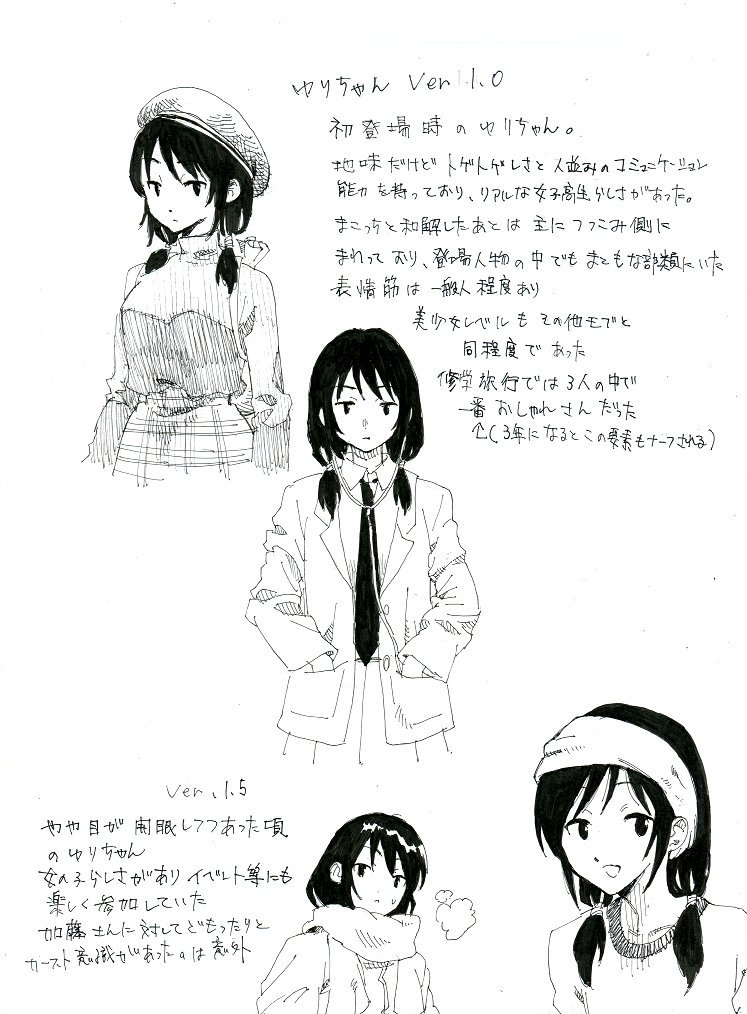 tamura yuri (watashi ga motenai no wa dou kangaetemo omaera ga warui!) drawn by shabazou_(pxtt2722)