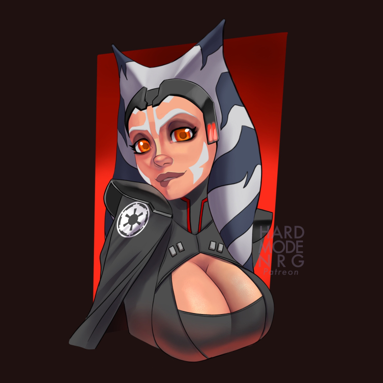 ahsoka tano (star wars) drawn by hardmode_nrg