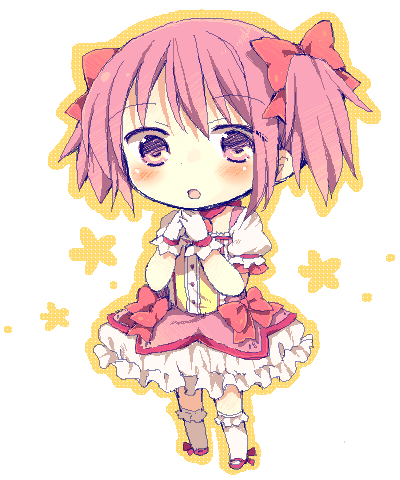 kaname madoka (mahou shoujo madoka magica) drawn by matsusaka_gyuu