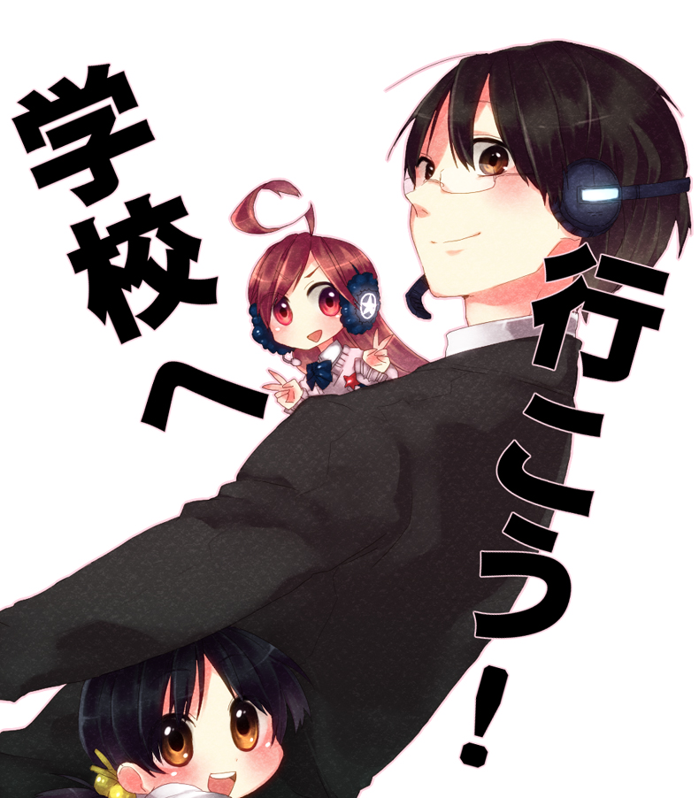 kaai yuki, sf-a2 miki, and hiyama kiyoteru (vocaloid) drawn by merusuke