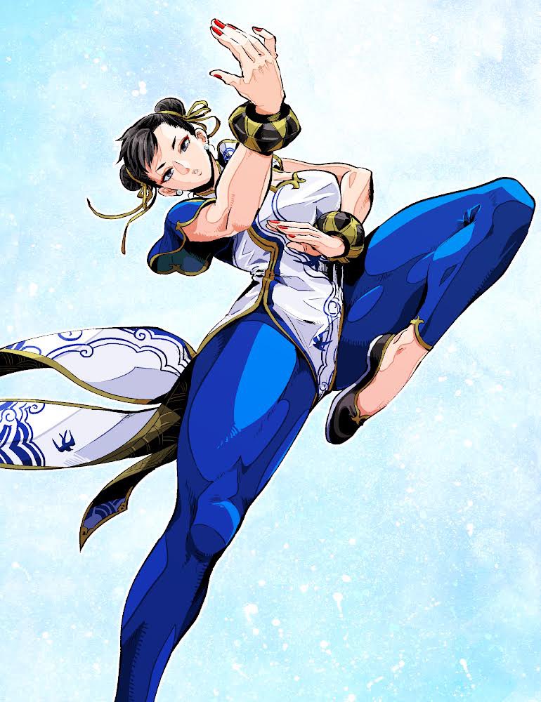 chun-li (street fighter and 1 more) drawn by takafumi_696