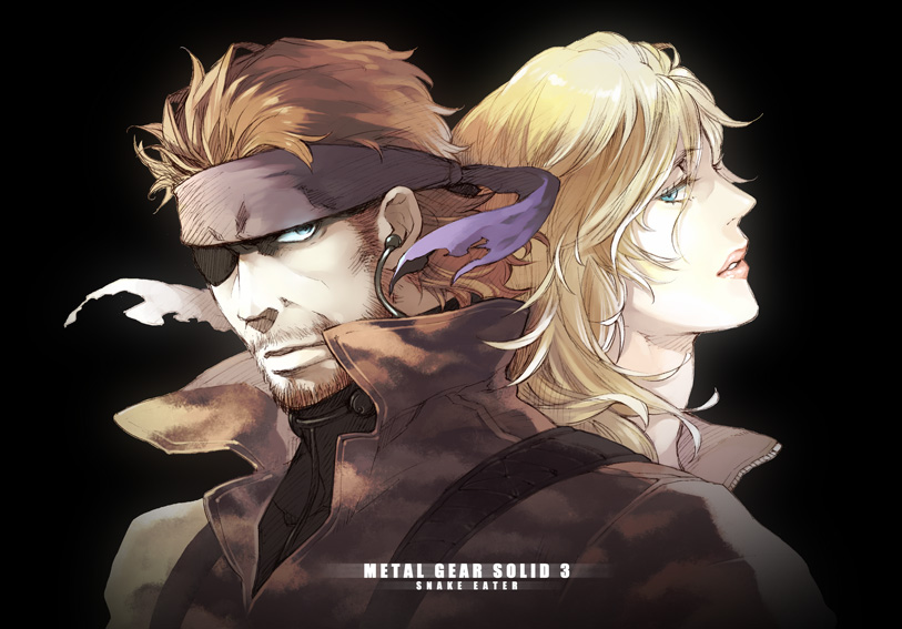 big boss and eva (metal gear and 2 more) drawn by usagi_me