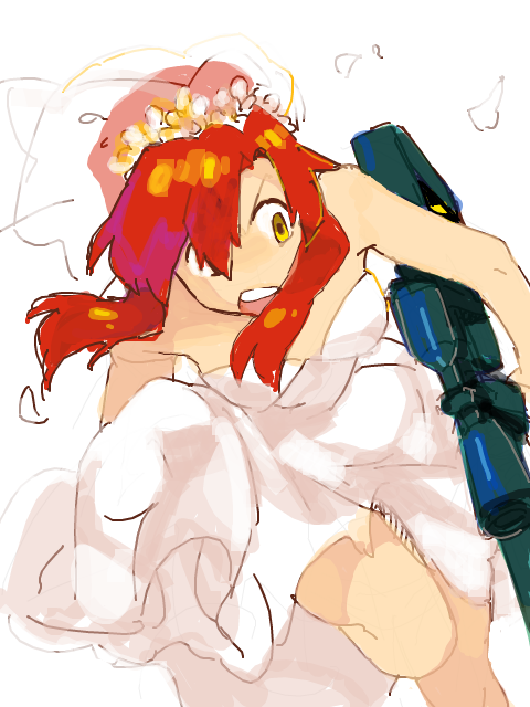 yoko littner (tengen toppa gurren lagann) drawn by zukki_(suzukio)