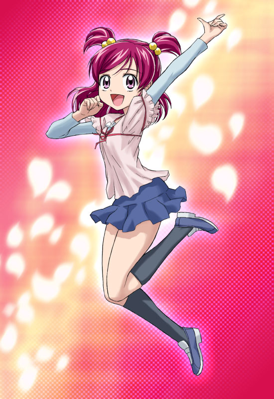 yumehara nozomi (precure and 1 more) drawn by hajime_(caramel_toone)