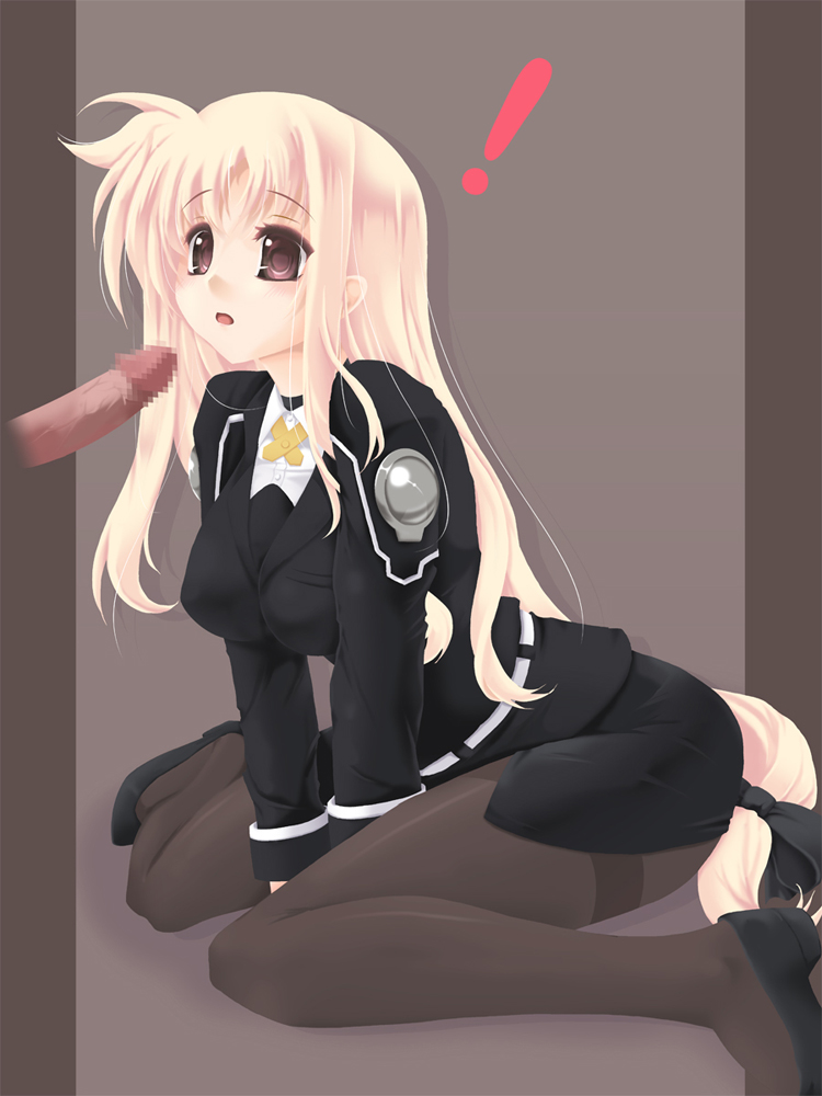 fate testarossa (lyrical nanoha and 1 more) drawn by frapowa