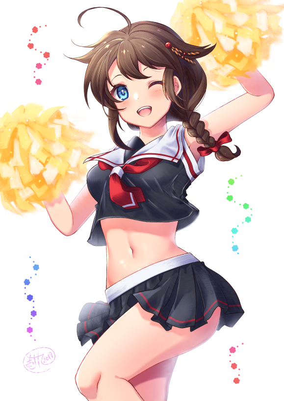 shigure and shigure kai ni (kantai collection) drawn by ittokyu