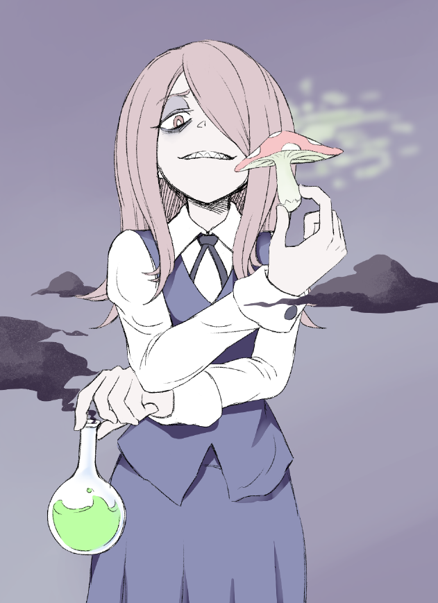 sucy manbavaran (little witch academia) drawn by orinpachu