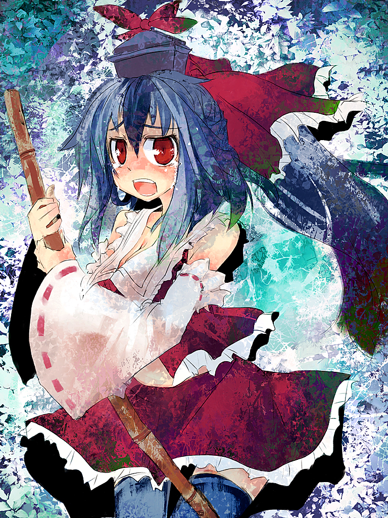 hakurei reimu and kamishirasawa keine (touhou) drawn by ukyo_rst