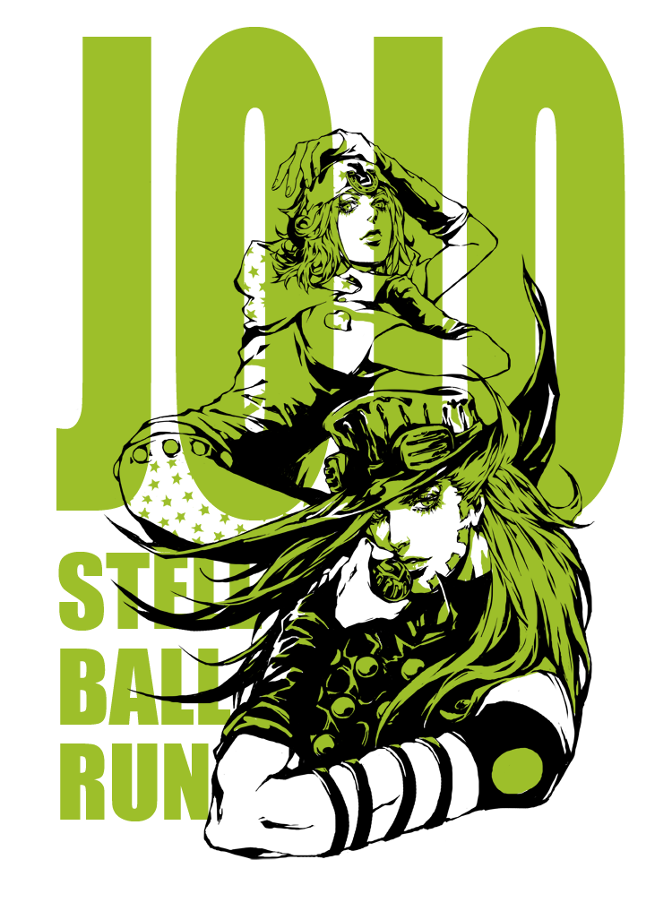 johnny joestar and gyro zeppeli (jojo no kimyou na bouken and 1 more) drawn by fishine