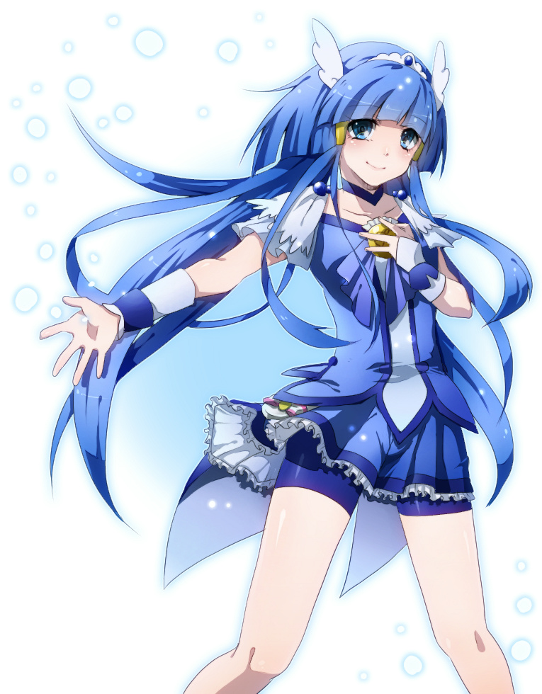 aoki reika and cure beauty (precure and 1 more) drawn by keita_(tundereyuina)