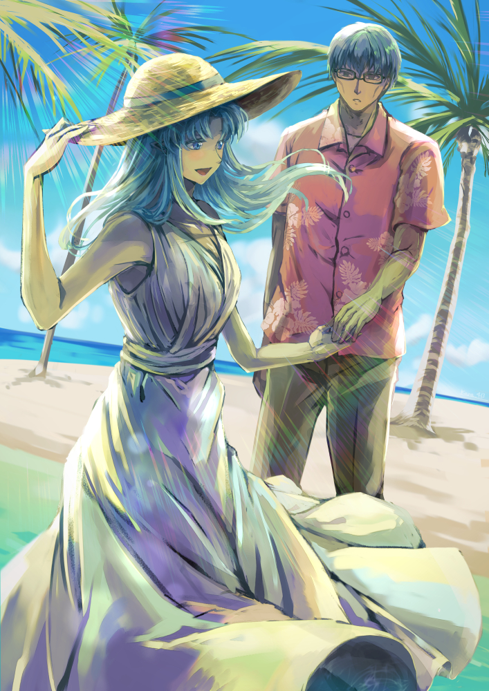 medea and kuzuki souichirou (fate and 1 more) drawn by kara413