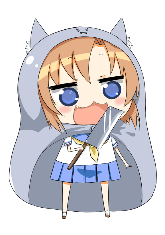 ryuuguu rena, doma umaru, and komaru (higurashi no naku koro ni and 1 more) drawn by xian_(pixiv11964491)