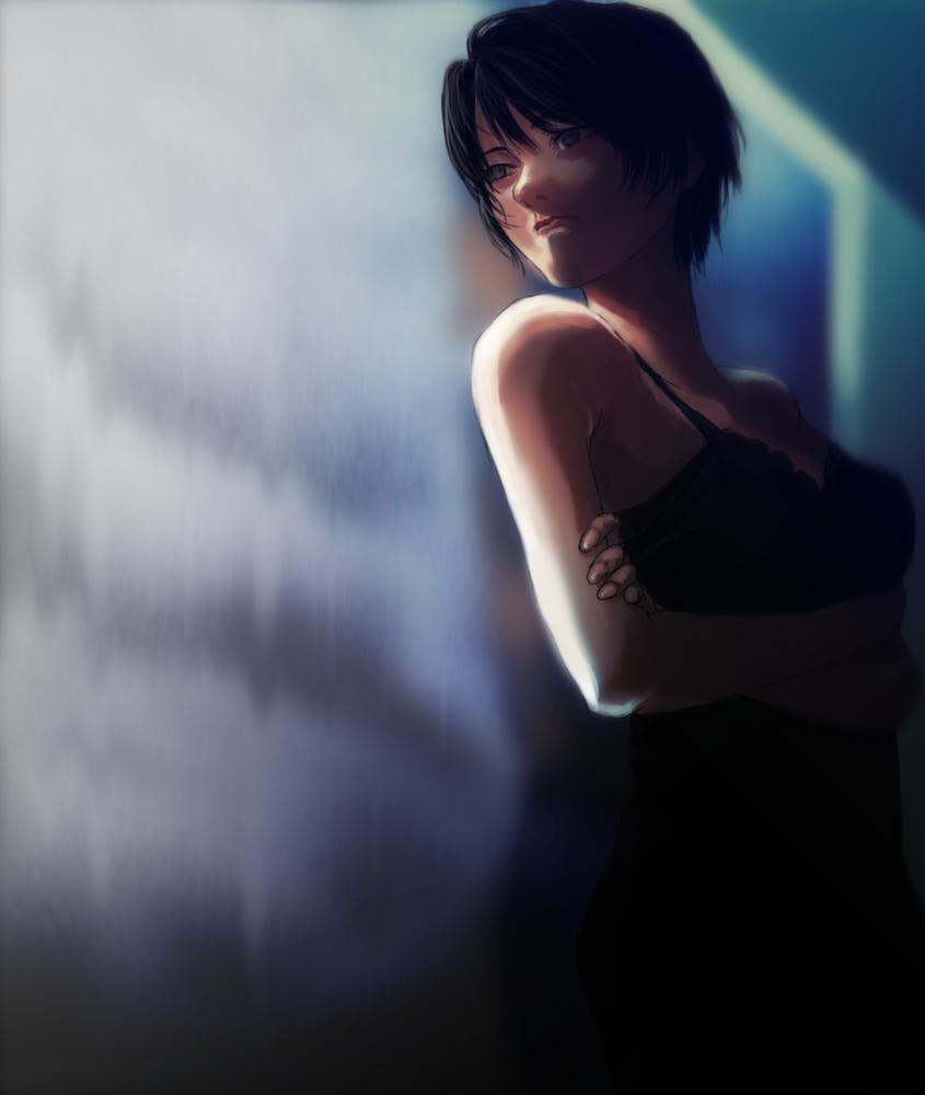 kurosawa rei (fatal frame and 1 more) drawn by gauss_<bokashi