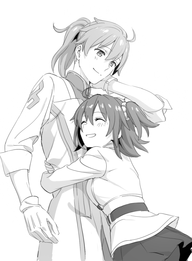 fujimaru ritsuka and romani archaman (fate and 1 more) drawn by kinosuke_(sositeimanoga)