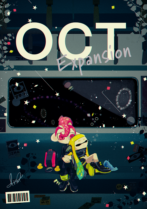 inkling player character, inkling girl, octoling player character, agent 8, octoling boy, and 1 more (splatoon and 2 more) drawn by btmr_game